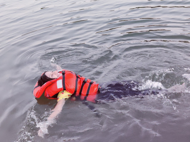 Lake Swimming with Life Jacket